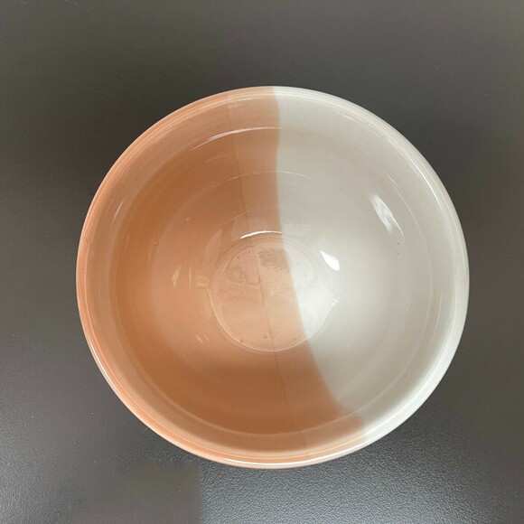Jamestown China by Action Industries Bowl Pink White Brazil 5 1/4" x 2 7/8" High - Picture 7 of 8